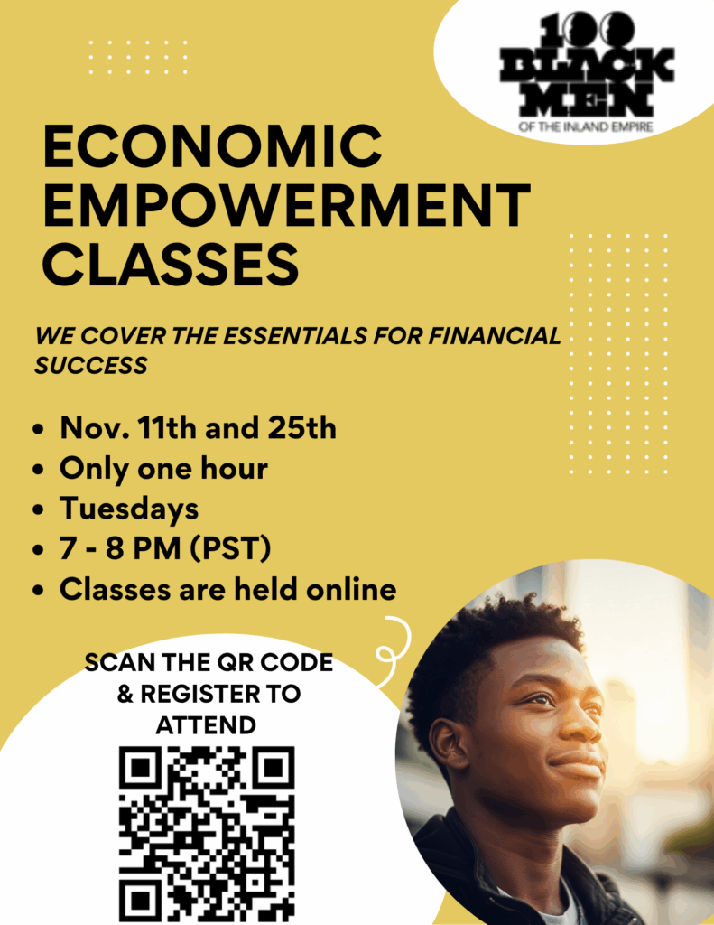 Economic empowerment classes flyer Nov. 2025